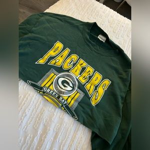 Green Bay packers cropped crew neck